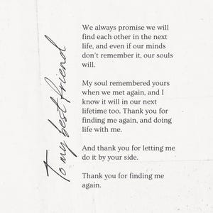 Soul Sisters Forever – Poema de Melhor Amiga Sincero Impressão Digital | Presente de Amizade Significativo | Arte de Parede de Irmã Gêmea