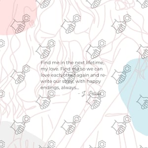 Poetry: Sapphic Queer Lesbisches Gedicht Leinwand Digitaldruck