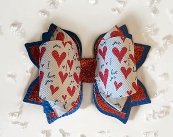 Valentine's Day Cup Bow | Straw Topper for Stanley, Starbucks