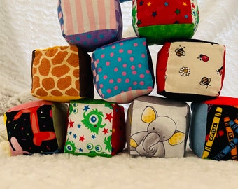 Soft Toy Blocks - Set of 10