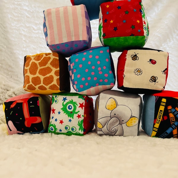 Soft Toy Blocks - Set of 10