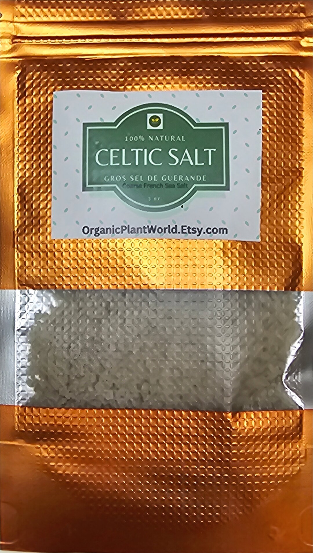 Celtic Salt 100 Natural Organic Unrefined French Gray Sea Salt, Gros Sel De Guerande, Finest