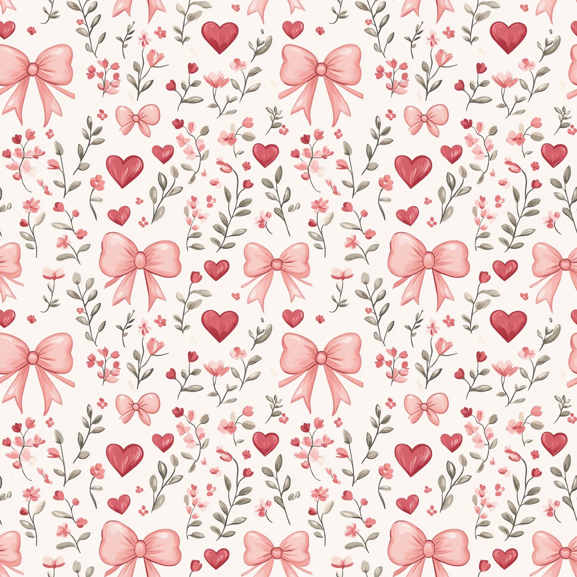 Valentines Day Seamless Digital Pattern for Crafting and Design ...