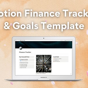 Notion Finance Planner Template | Financial Planner | Track Income and Expenses | Digital Money Planner | ADHD Finance Planner Template