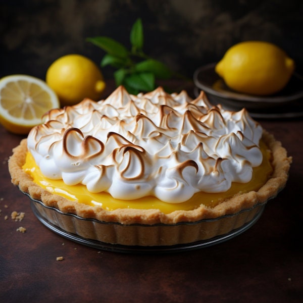 Lemon Meringue pie sweets Lemon meringue dessert pie, Digital, Recipe