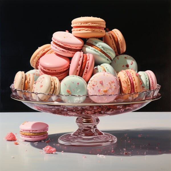 Macarons cookie treats assorted macaron, Digital, Recipe