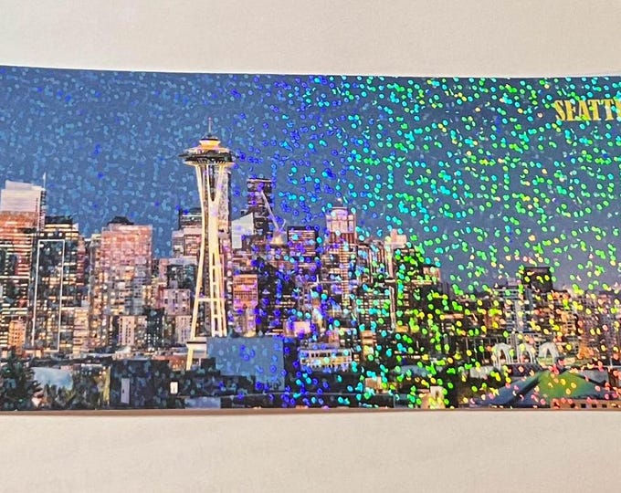 Featured listing image: Night Seattle Skyline Panorama from Kerry Park Overlook
