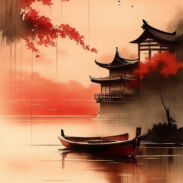 Asian Wall Decor - Etsy