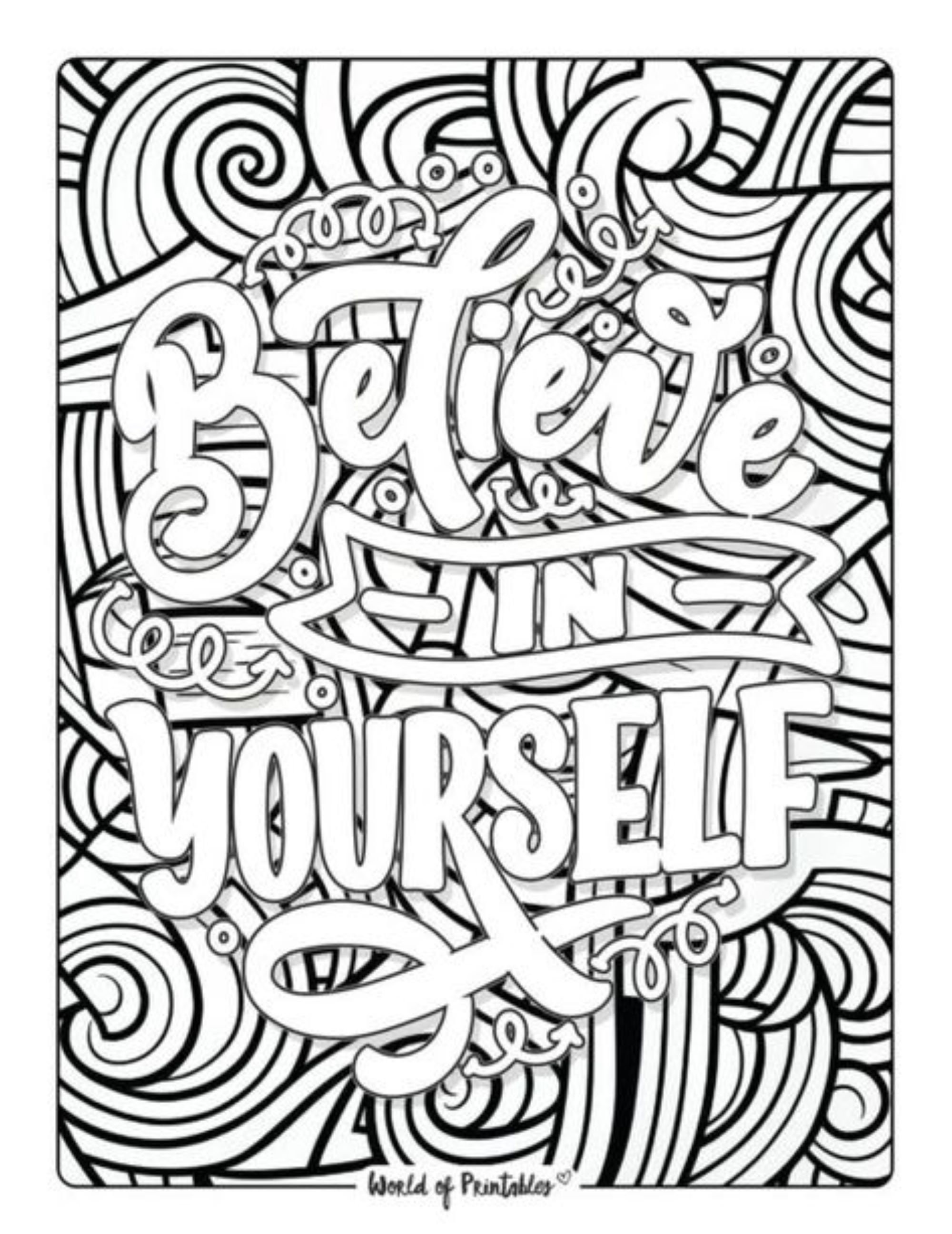 30 Adult Motivational Quotes Coloring Pages, Inspirational Life ...