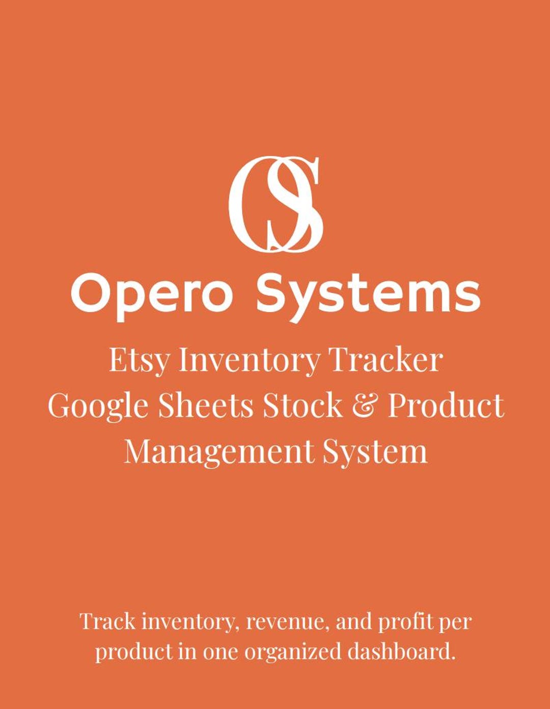 Etsy Inventory Tracker Google Sheets | Stock Management System (digital ...