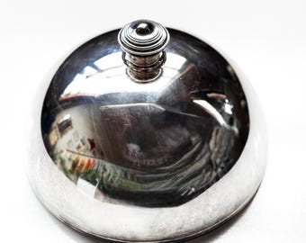 Vintage Christofle Silver-Plated Cloche: French Hotel Serving Dome