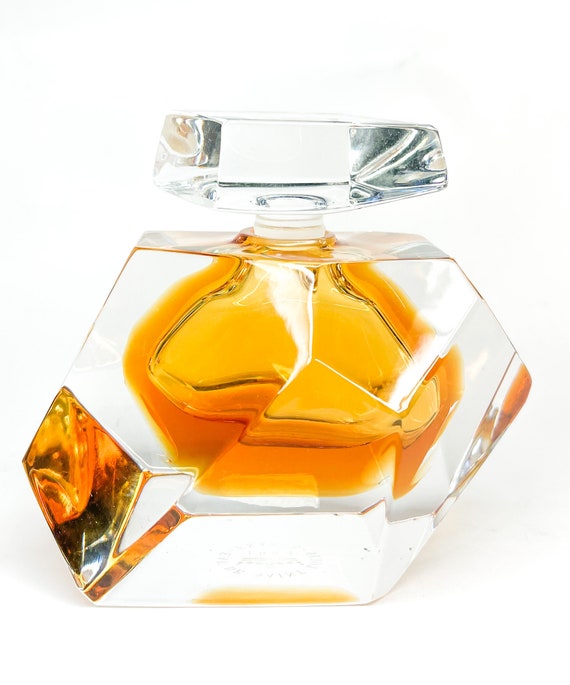 Rare Vintage 'eau De Saint - Louis' Crystal Perfume Bottle