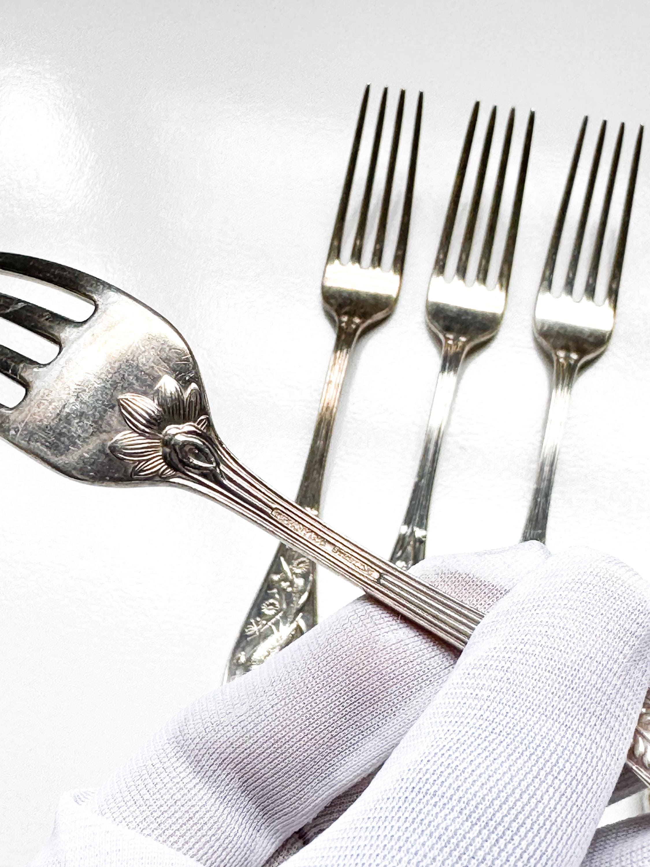 Tiffany & Co. Audubon Sterling Silver Flatware Set | 7-piece