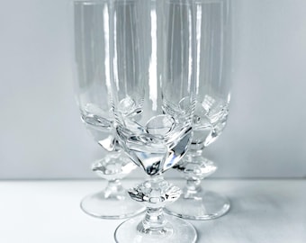 Copa de champán acanalada Lalique 'Blois' / Juego de 3