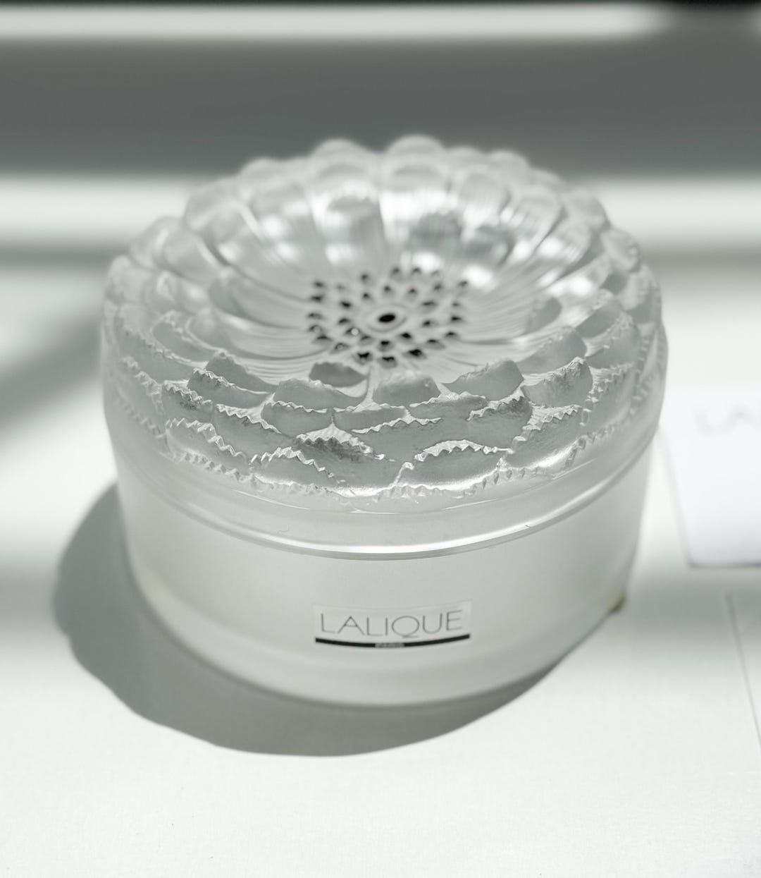 ラリック　パウダーボックス ルネ・ラリック R LALIQUE 蓋物 小物入れ パウダーボックス 未