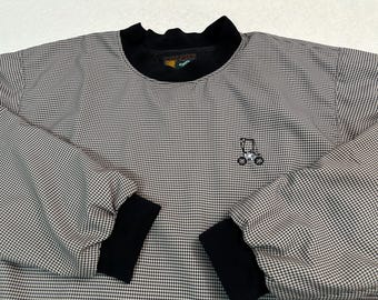Vintage 1990s Golfing Golf Cart Made In USA Windbreaker Pullover Jacket L XL NEW