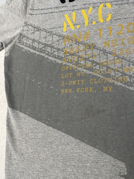 THE GAME 50CENT G-UNIT プロモTシャツ 入手困難 Y2K THE GAME 50CENT G-UNIT プロモTシャツ 入手困難 レコード