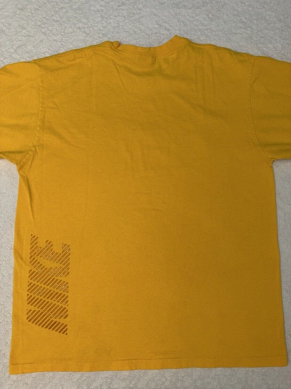 Buy Vintage 2000s Y2K Nike Big Swoosh Block Letter Rubber Print T
