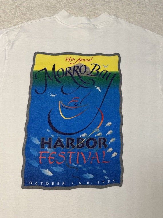 Vintage 1990s 90s Morro Bay California Harbor Fest