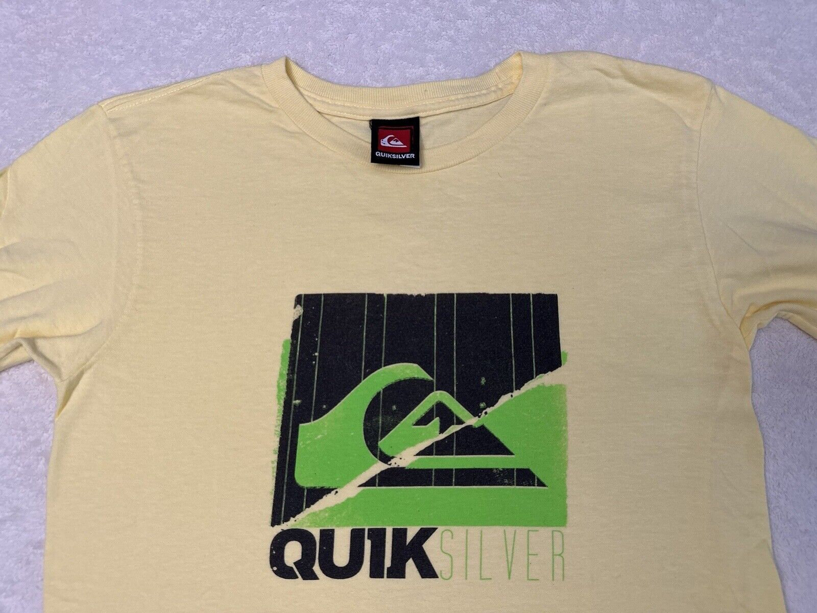 80s 90s カナダ製 QUIKSILVER プリント ロゴ パーカー M 80s 90s カナダ製 QUIKSILVER プリント ロゴ パーカー M