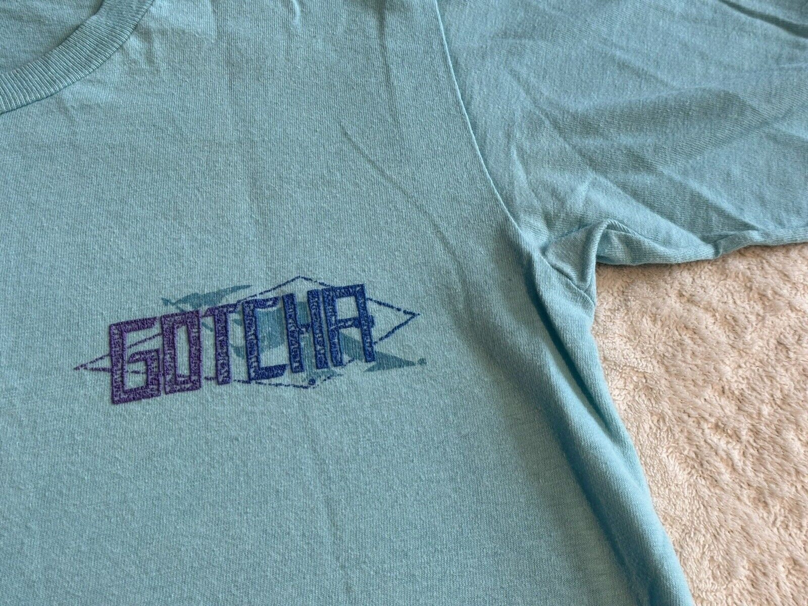 Vintage 1989 1980s 80s Gotcha Sportswear Surf Surfer Surfing