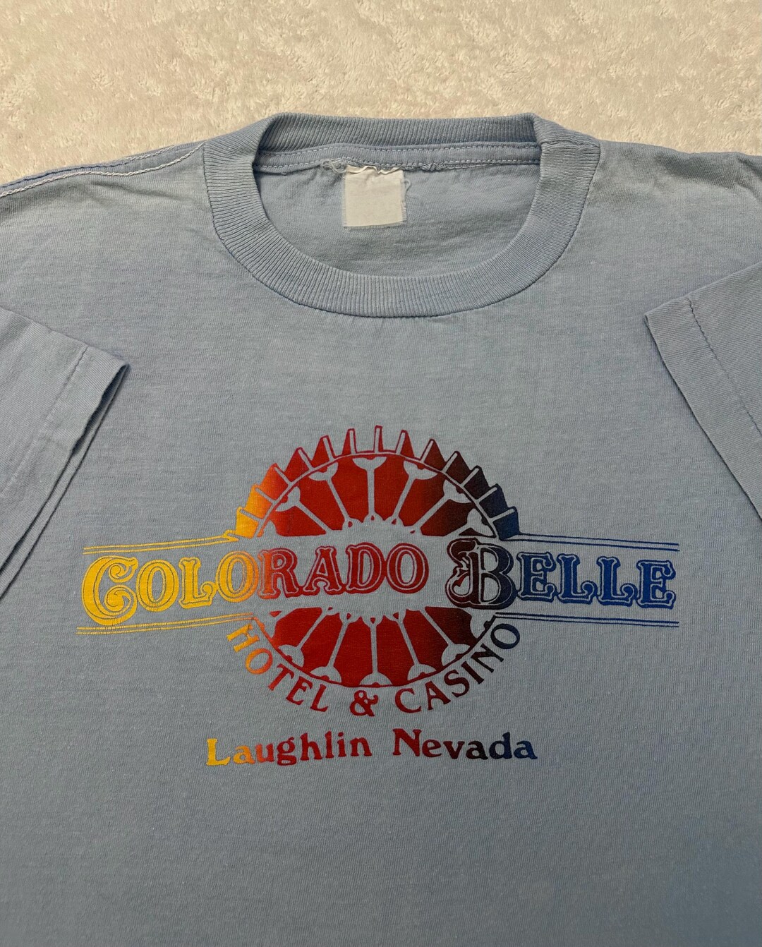 Vintage 1980s Colorado Belle Hotel & Casino Laughlin Nevada Graphic T ...