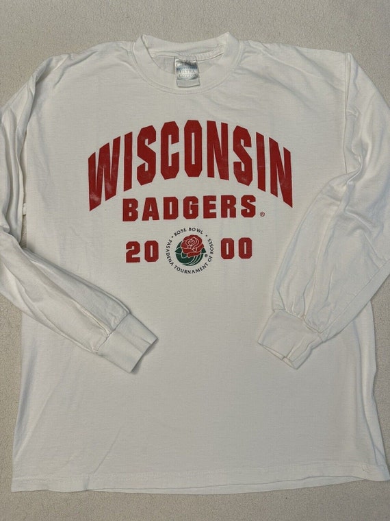 Vintage 2000s Y2K Wisconsin Badgers Football Rose… - image 2