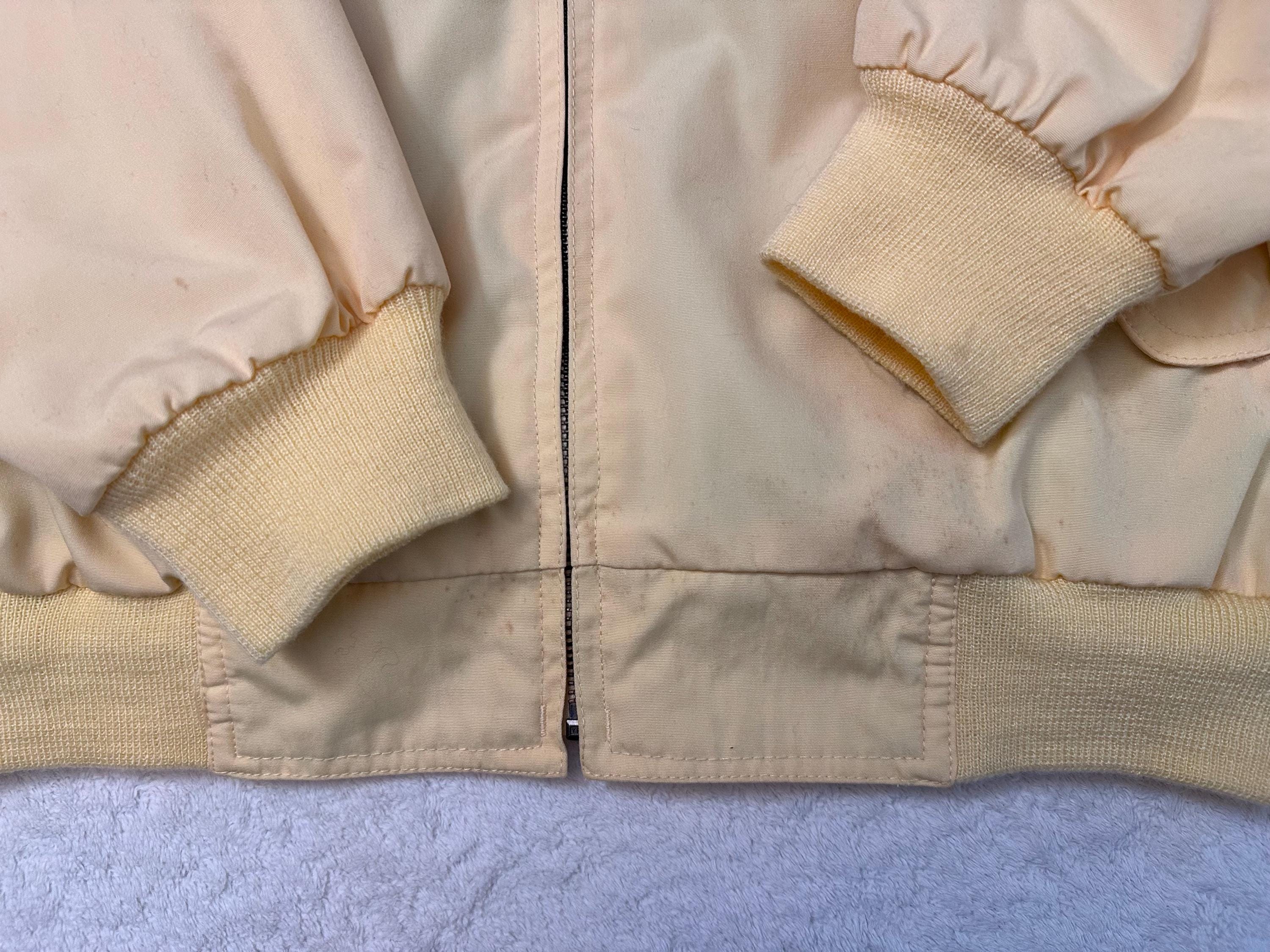 Vintage 1980s Eddie Bauer Plaid Lined Full Zip Harrington Jacket