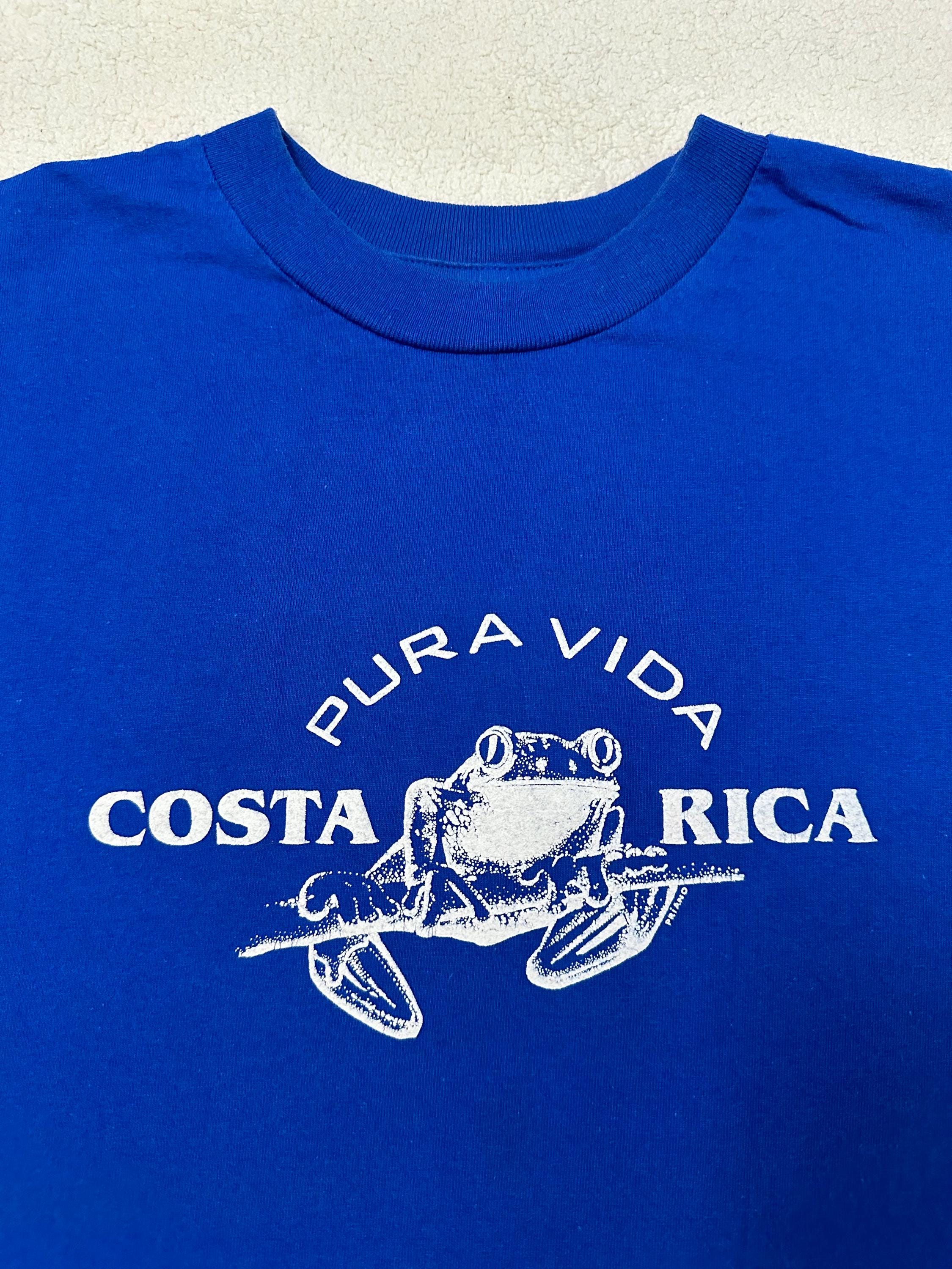 Vintage 1990s 90s Pura Vida Costa Rica Central America Frog