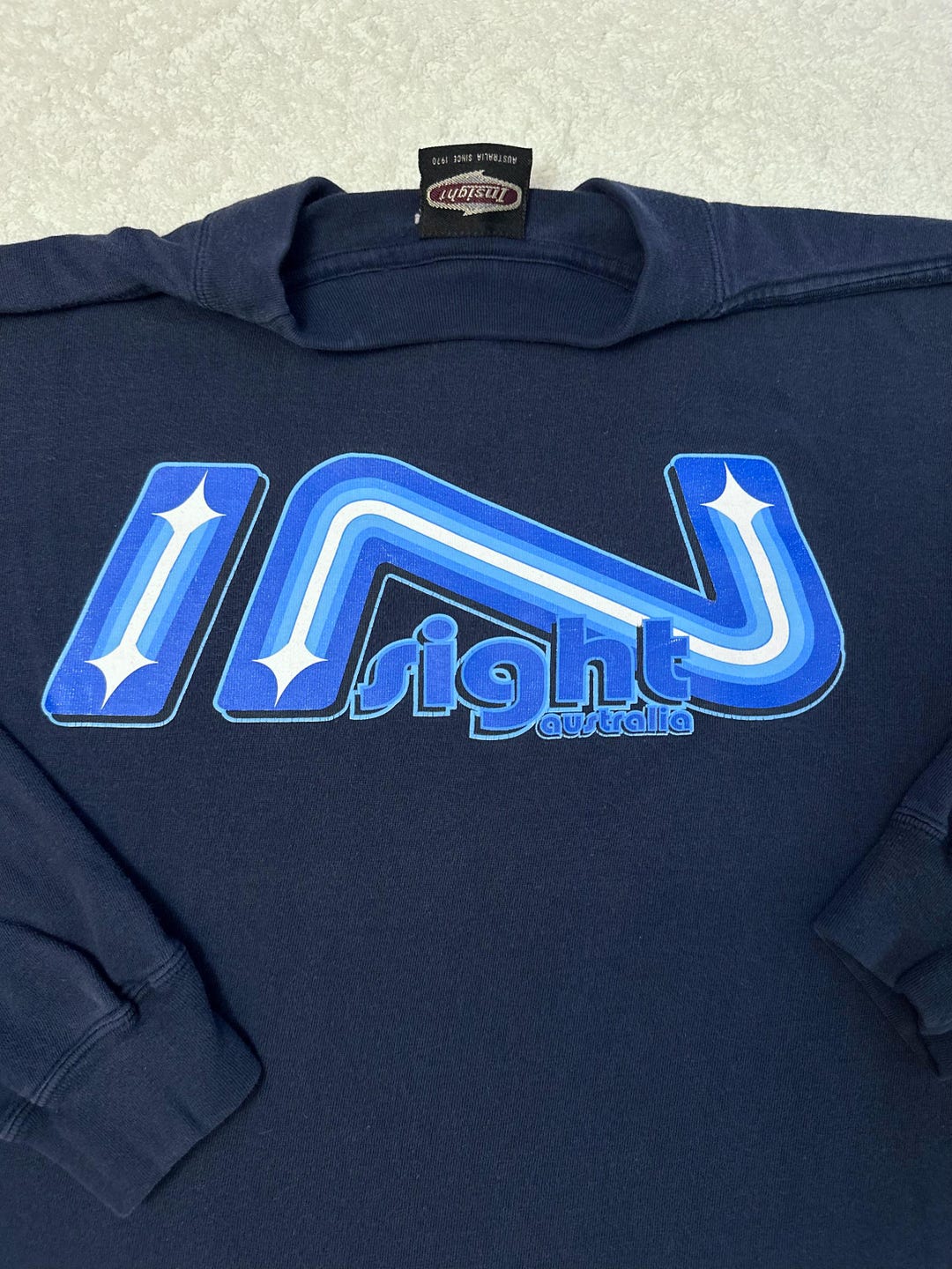 Vintage 1990s 90s Insight Surfboards Australia Surf Art Long Sleeve T ...