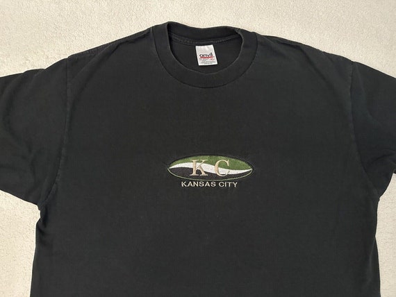 Vintage 1990s 90s Kansas City Missouri Embroidere… - image 2