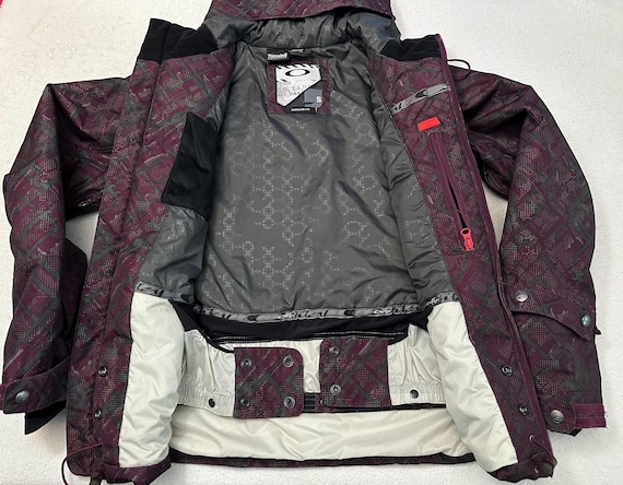Vintage 2000s Y2K Oakley Ski Snowboard All Over Print