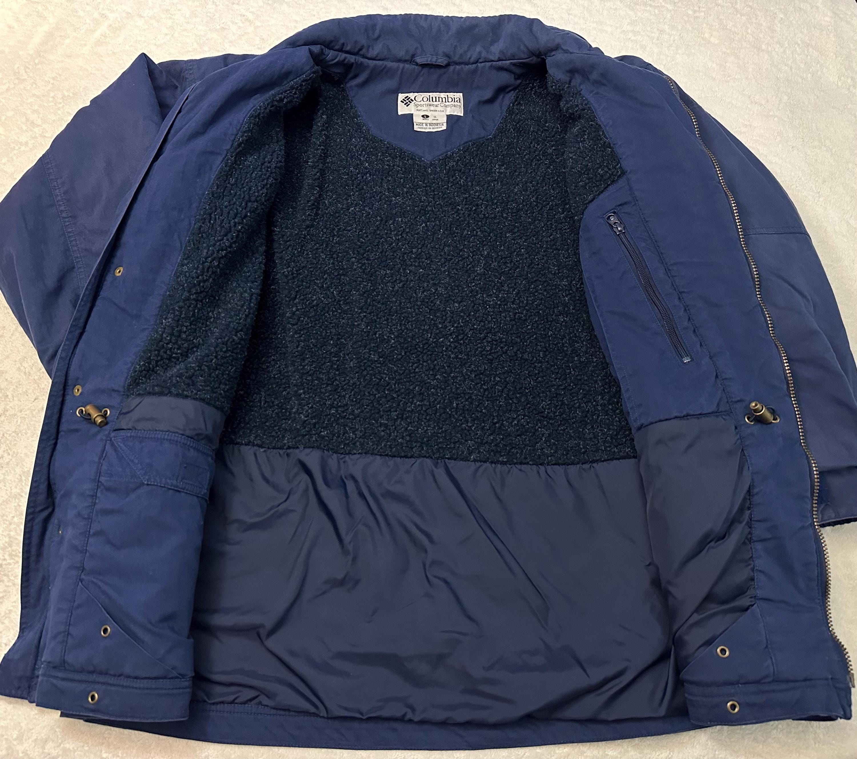 Polaire Vintage Columbia Années 2000 – Taille 2XL, Gris, Style Y2k, Pour Randonnée/ski