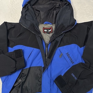 Vintage 1990s 90s Marmot Gore-tex Zip Up Winter Tech Ski Snow Coat Jacket, S M