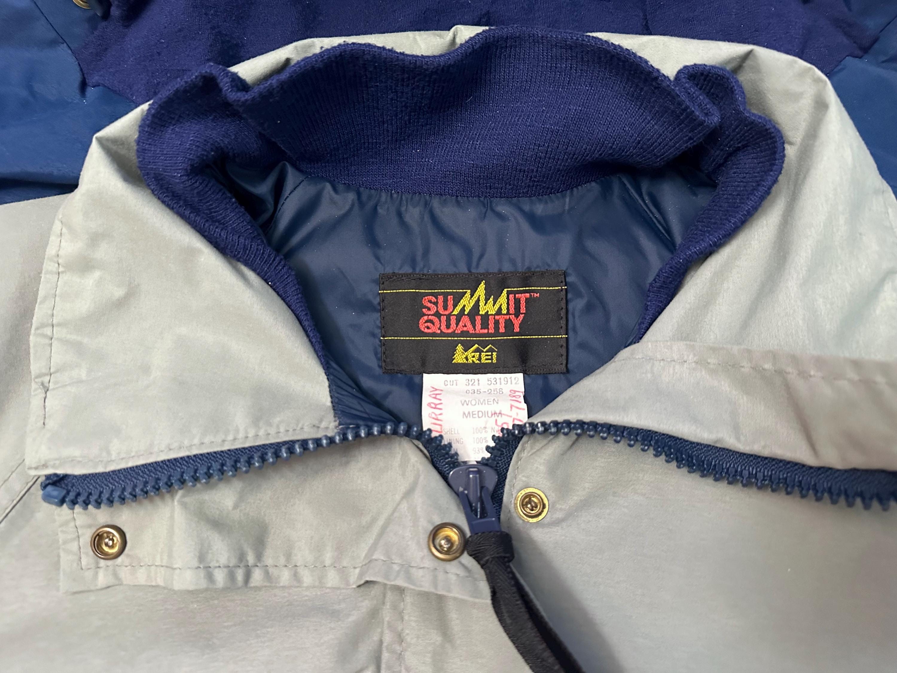 Vintage 1980s 80s REI Gore-tex Summit Quality Made in USA Coat 