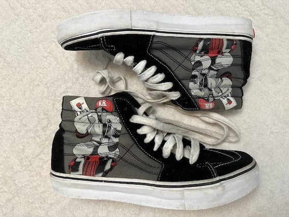 Vintage 2000s Y2K Ray Barbee Powell Peralta Vans Sk8 hi High Top Skate Sneakers Mens 9 Etsy Australia