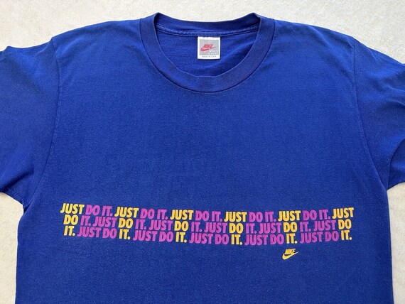 NIKE 90s JUST DO IT Tシャツ USA製 シングルステッチ NIKE Shirt Vintage 90's Just Do It Original Gray Tag Black