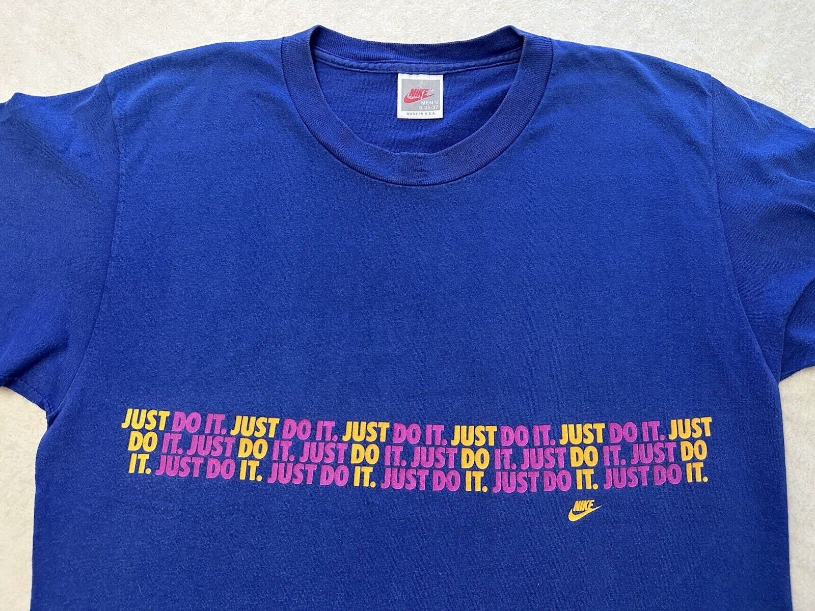 トップス NIKE vintage docking Foodie Vintage 80s men's single stitched Red Nike crop top | eBay