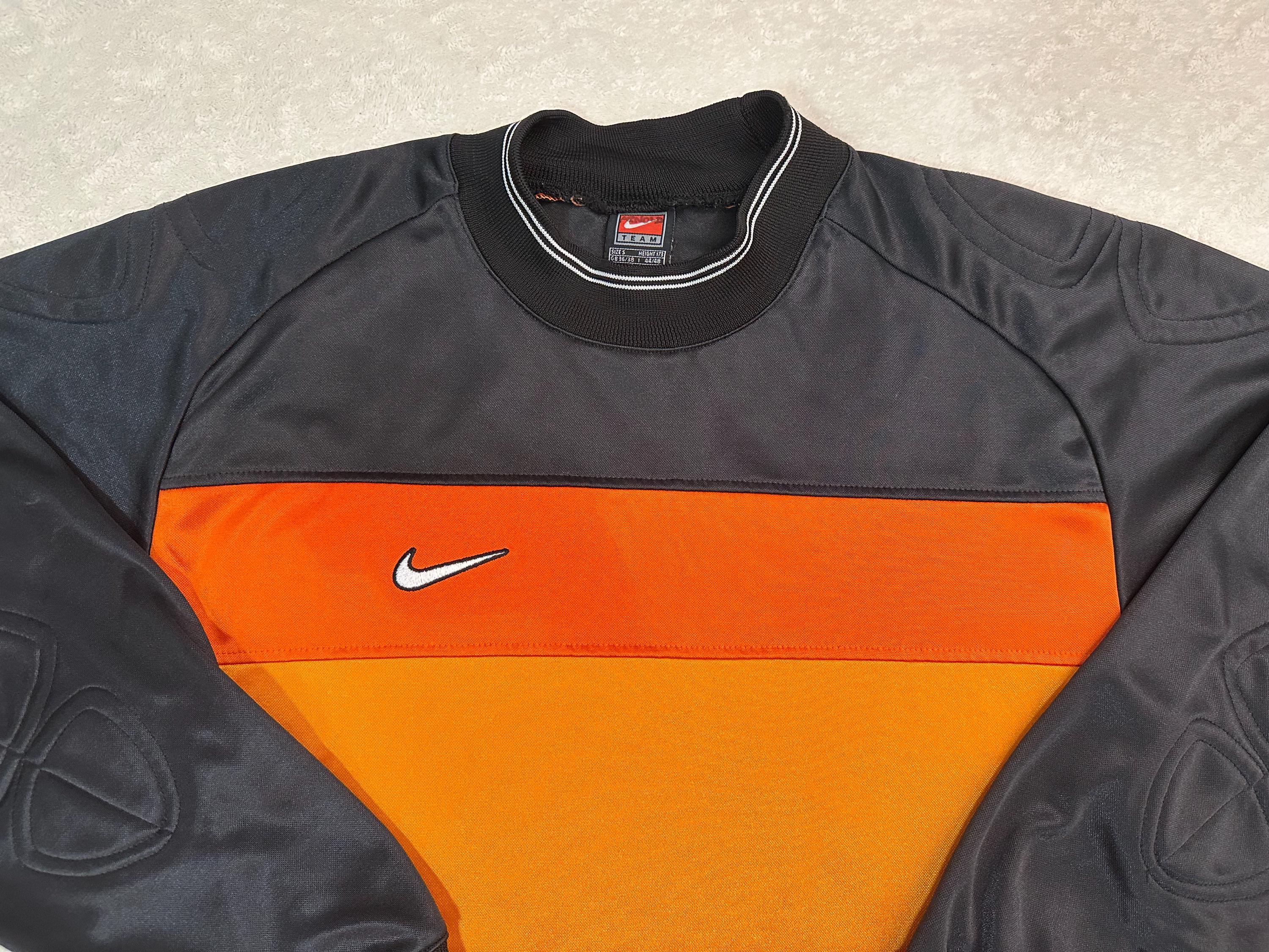 Vintage 1990s 2000s Nike Soccer Football Goalie Padded Long Sleeve