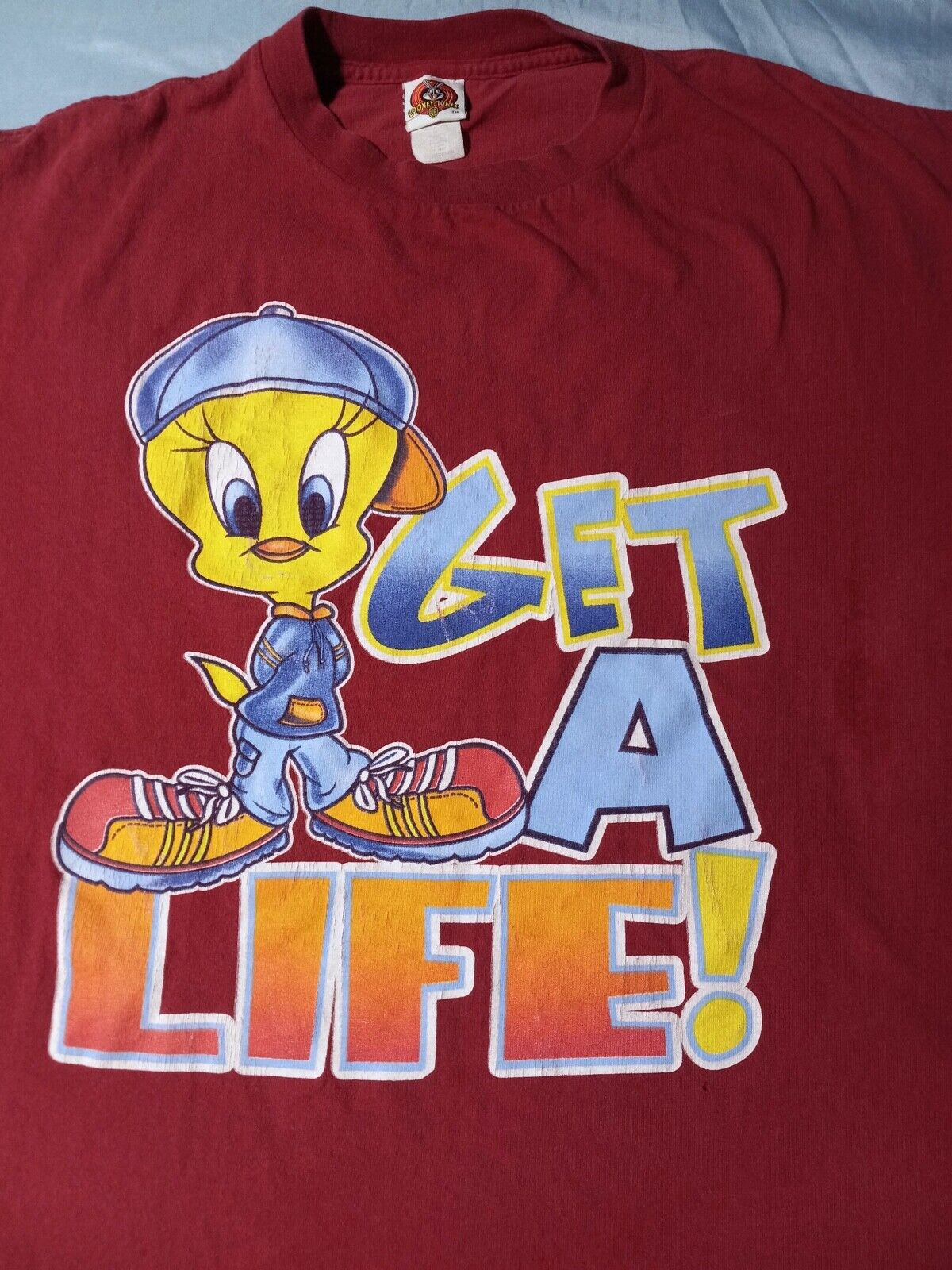 Vintage 2000s Y2K Tweety Bird Hip Hop Looney Tunes Warner Bros