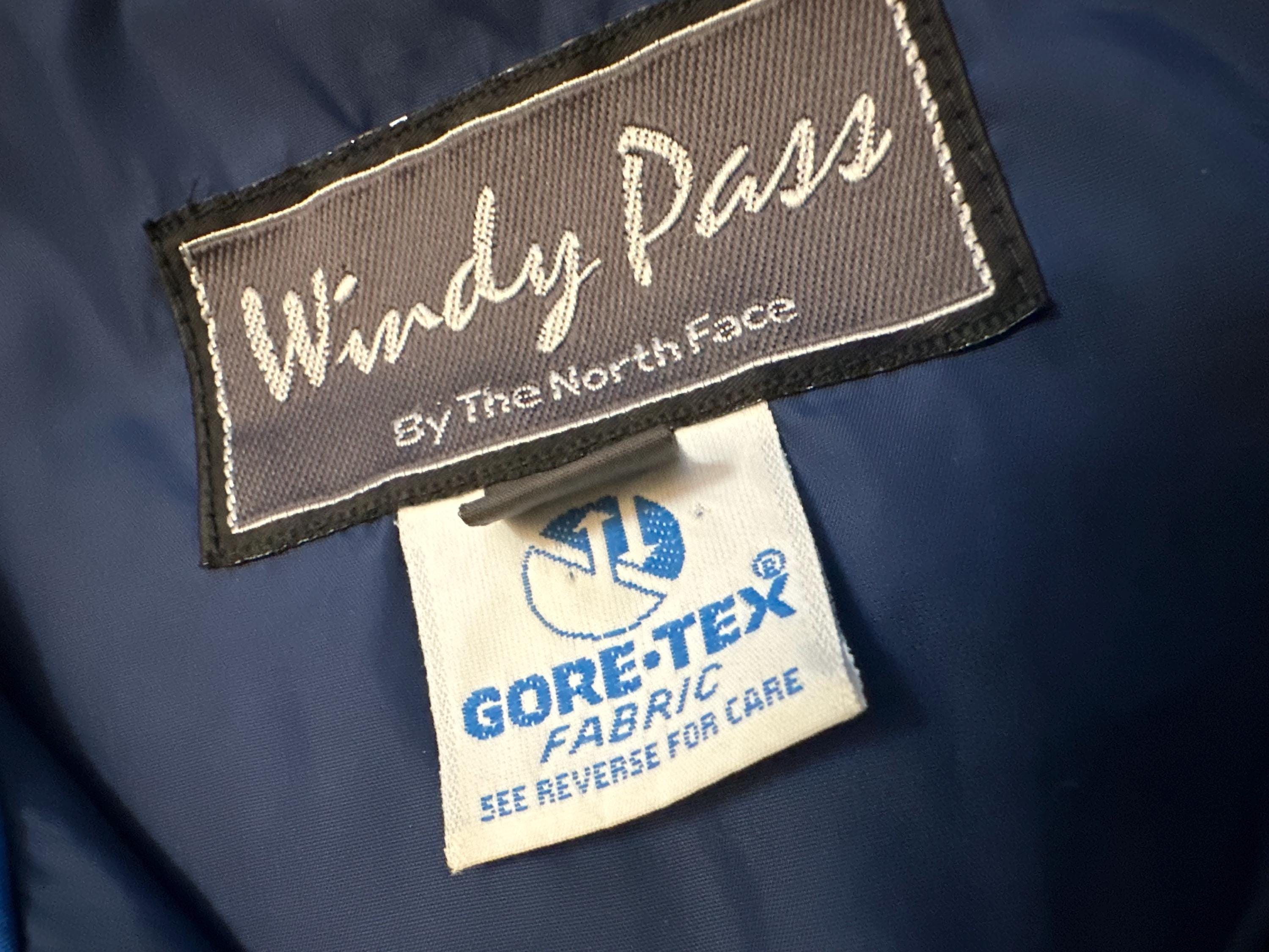 Vintage 1980s 80s North Face Windy Pass Gore-tex Shell Zip up Coat