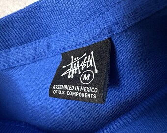 Vintage 2000s Y2K Stussy Haze World Tour Cities Streetwear Art T