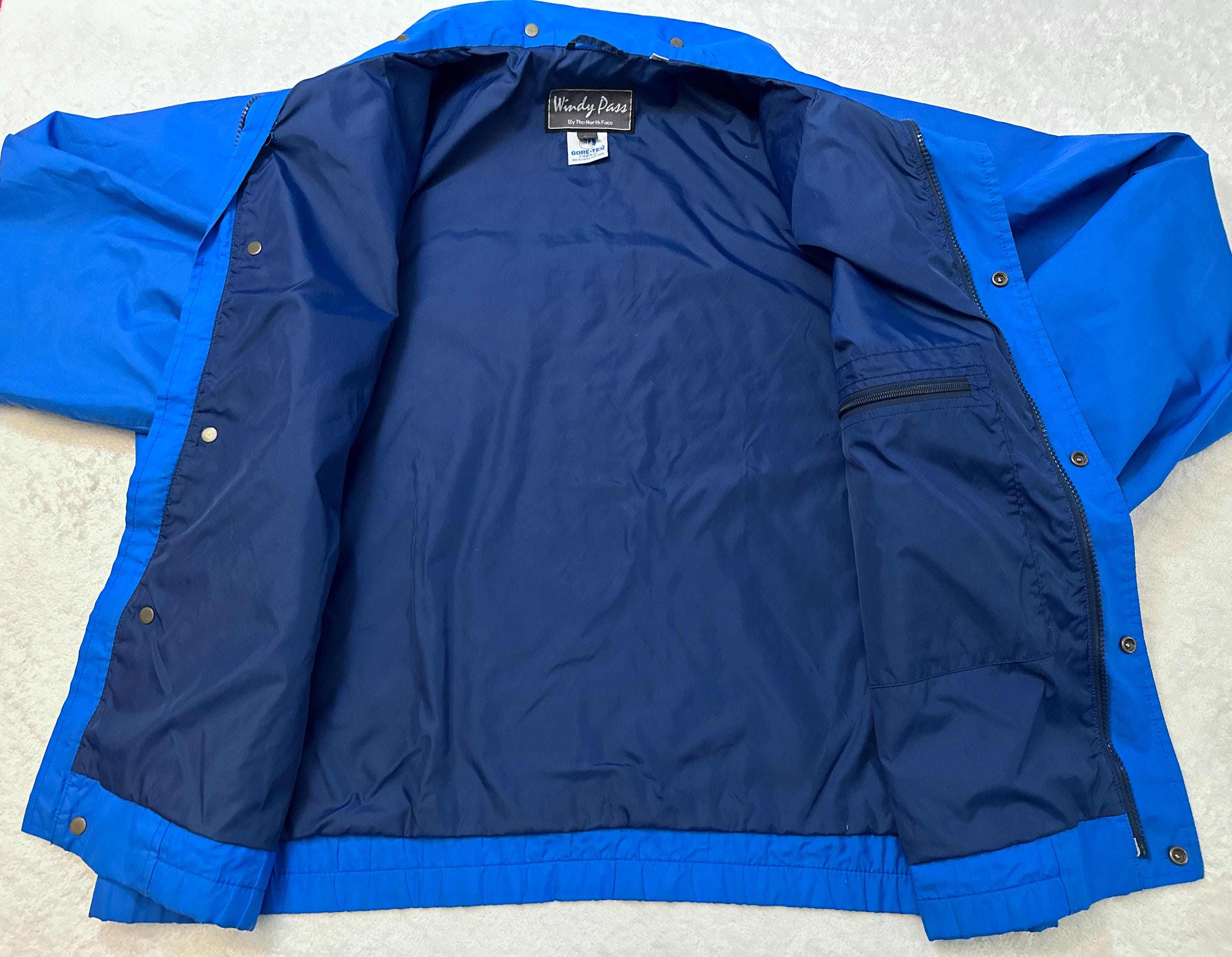 Vintage 1980s 80s North Face Windy Pass Gore-tex Shell Zip up Coat