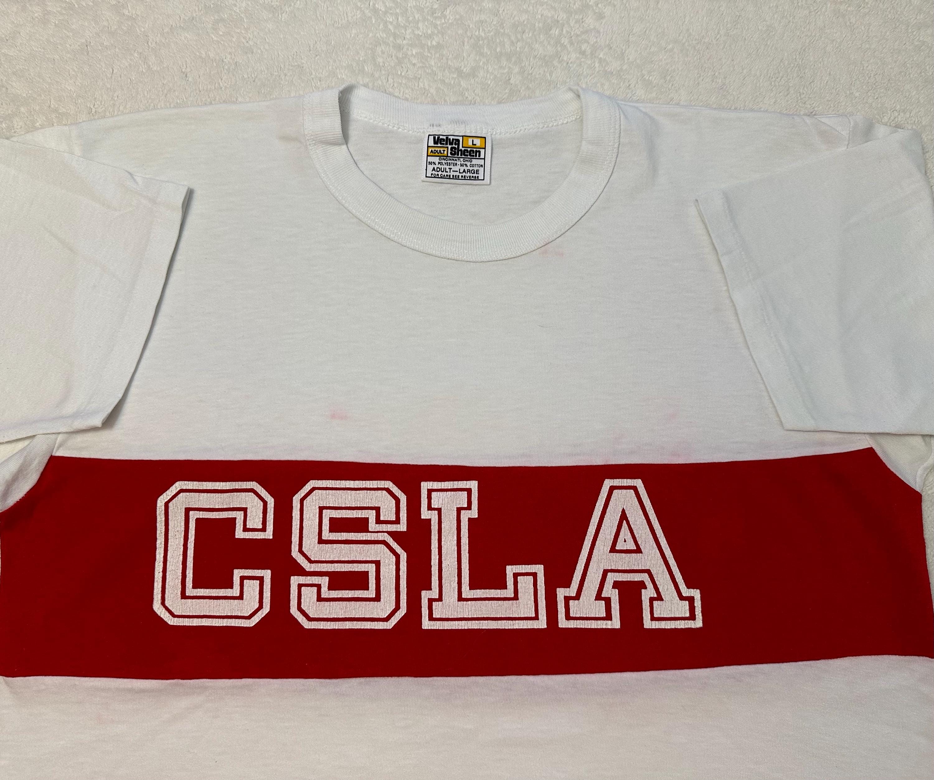 Vintage 1970s 70s California State University Los Angeles Velva