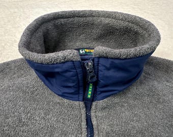 Vintage 1990s Eddie Bauer Ebtek Polartec Made in USA Zip up Fleece