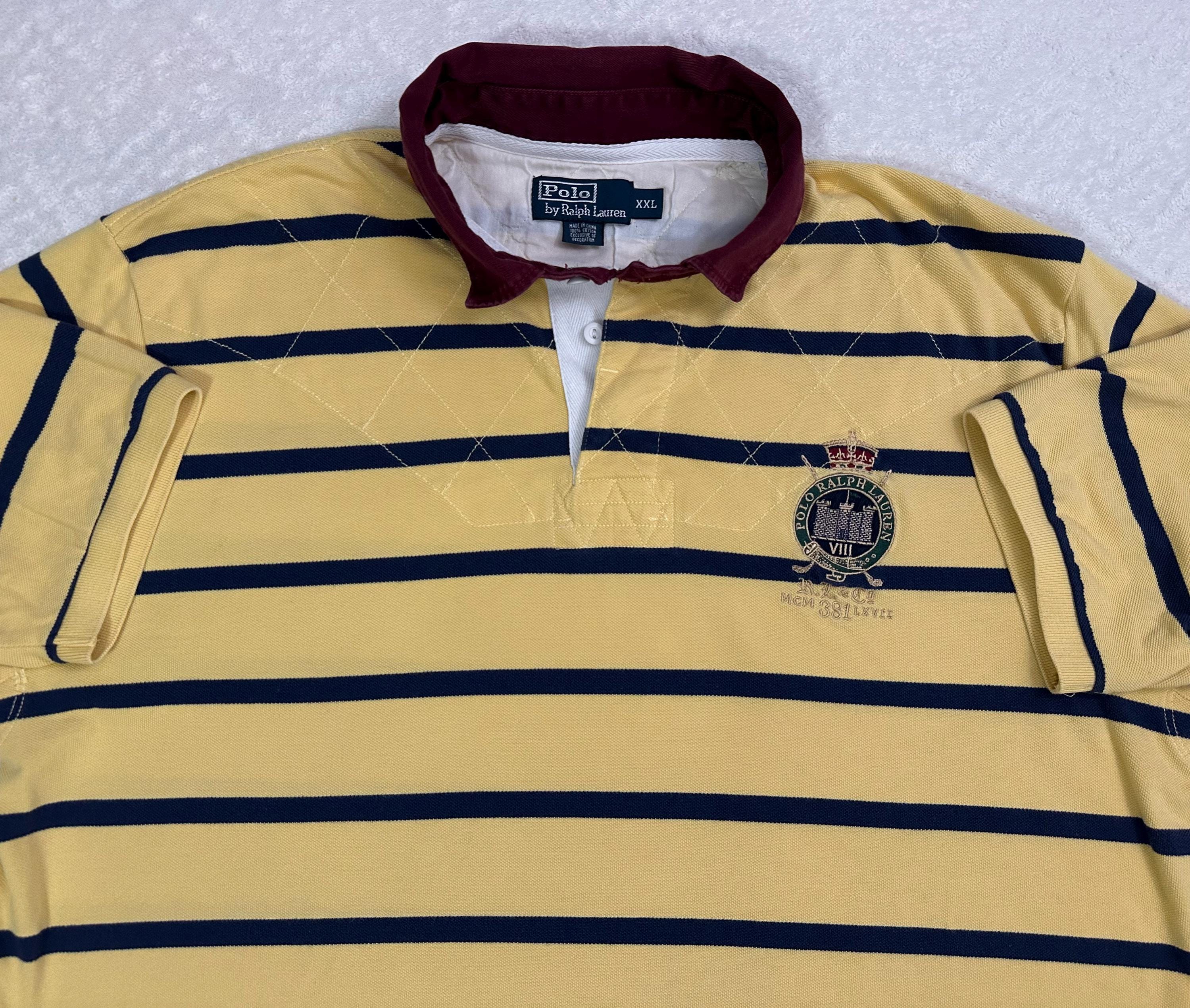 Polo by Ralph Lauren ラガーシャツ L vintage Vintage Polo Rugby Shirt Ralph Lauren - Etsy