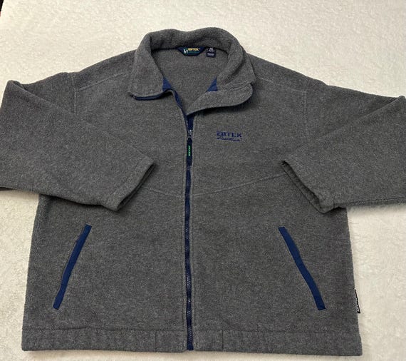Vintage 1990s Eddie Bauer Ebtek Polartec Made in USA Zip up Fleece