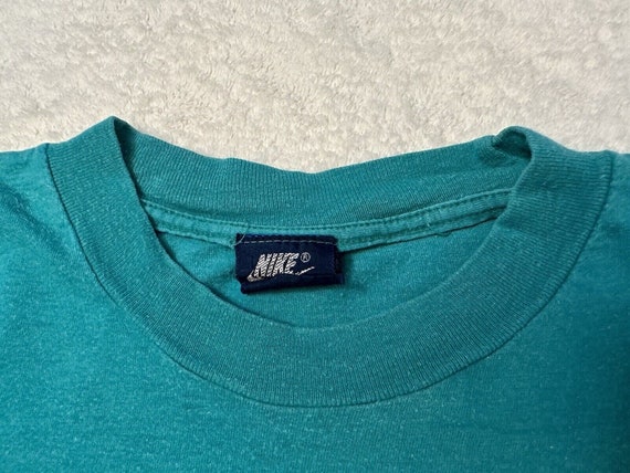 Vintage 1980s 80s Nike Triple Swoosh Brand Logo G… - image 5