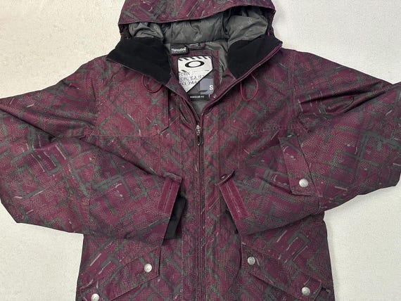 Vintage 2000s Y2K Oakley Ski Snowboard All Over Print