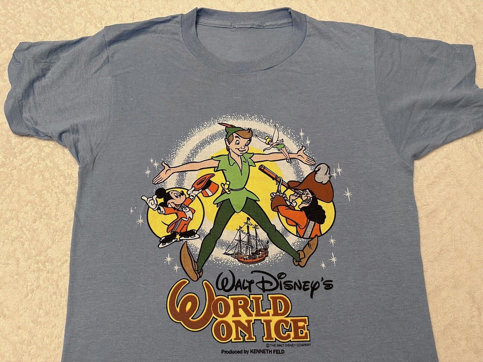ディズニー　ビンテージ Tシャツ 80 昭和 ヴィンテージ 1980年代 80年代 ディズニーワールド オンアイス